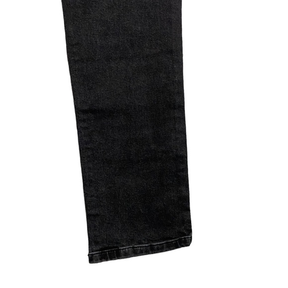 The Ragged Priests High Rise Slim Straight Leg Black Jeans Distressed Ripped 30 - Picture 11 of 15